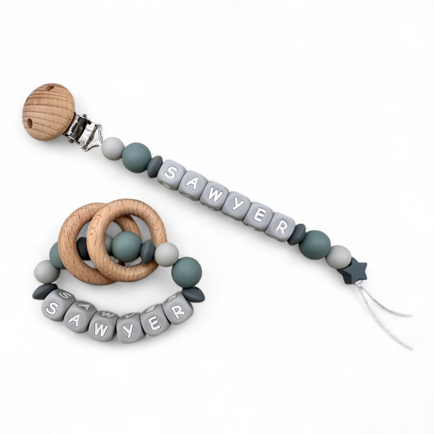 Personalized Pacifier Clips