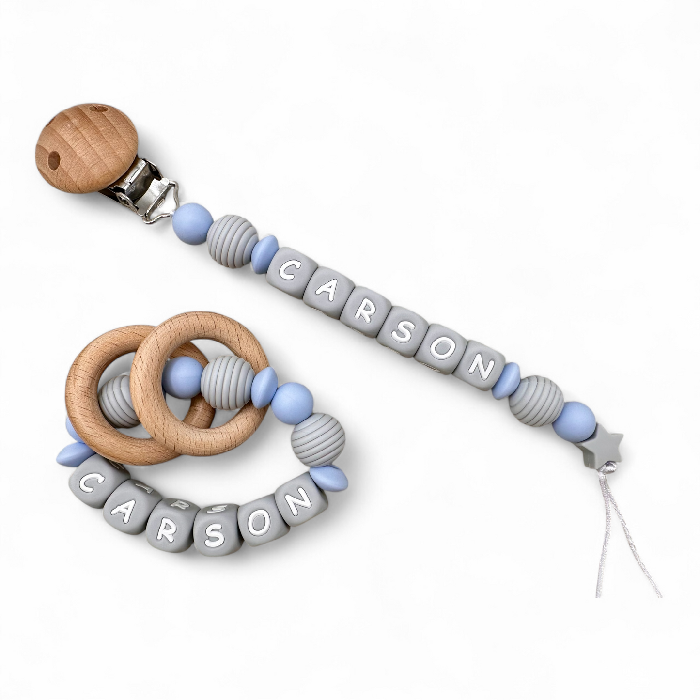 Personalized Pacifier Clips