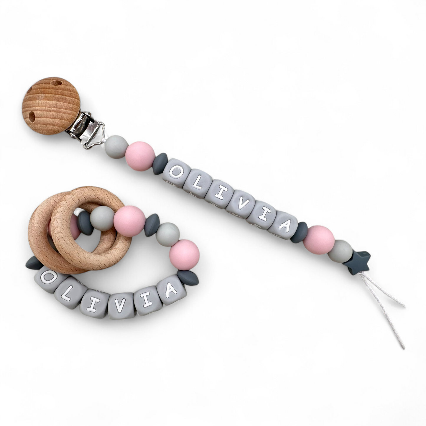 Personalized Pacifier Clips