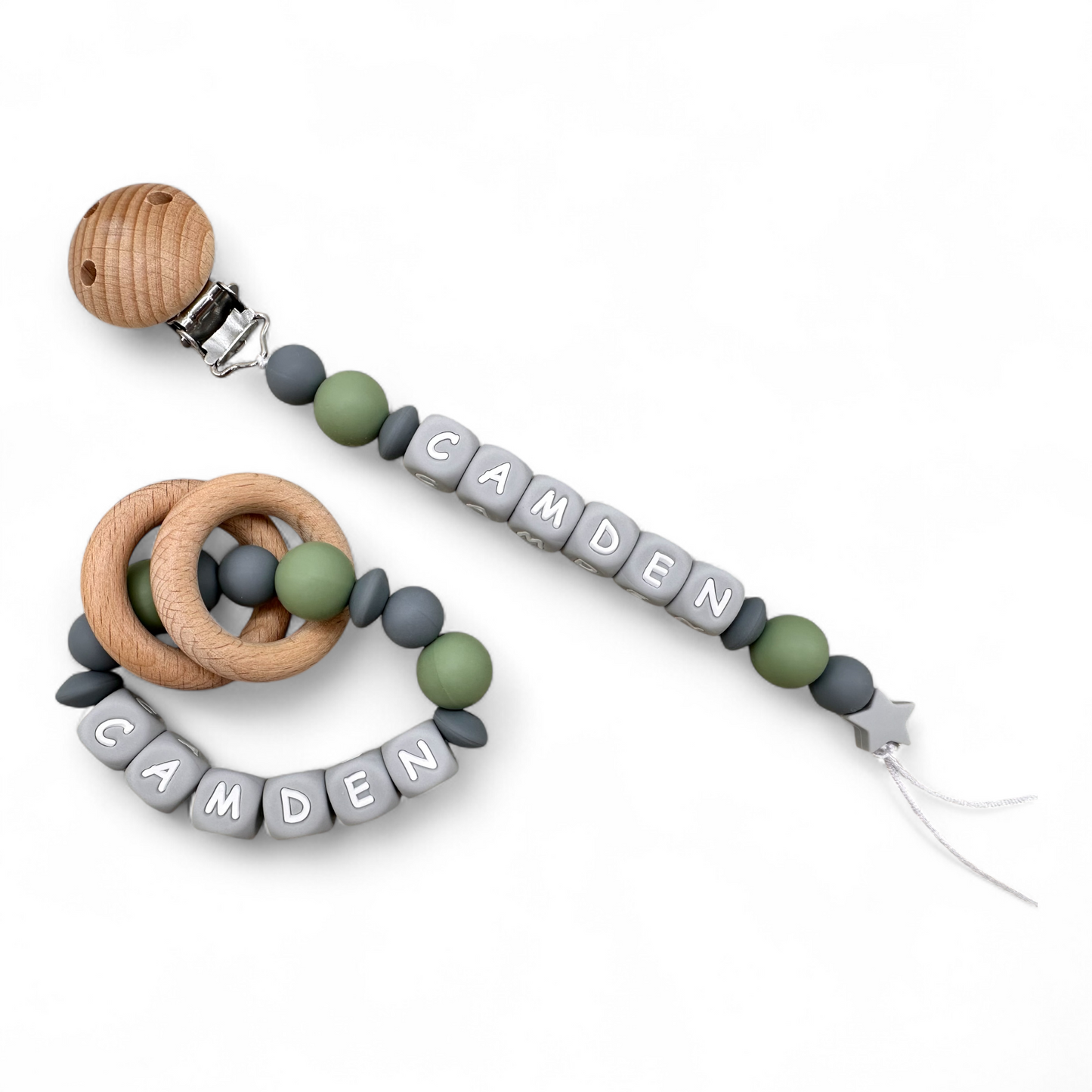 Personalized Pacifier Clips